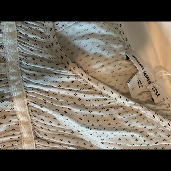 NWOT James Perse Standard blue and white top - Picture 5 of 11